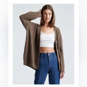 Quince Oversized Cashmere Cardigan